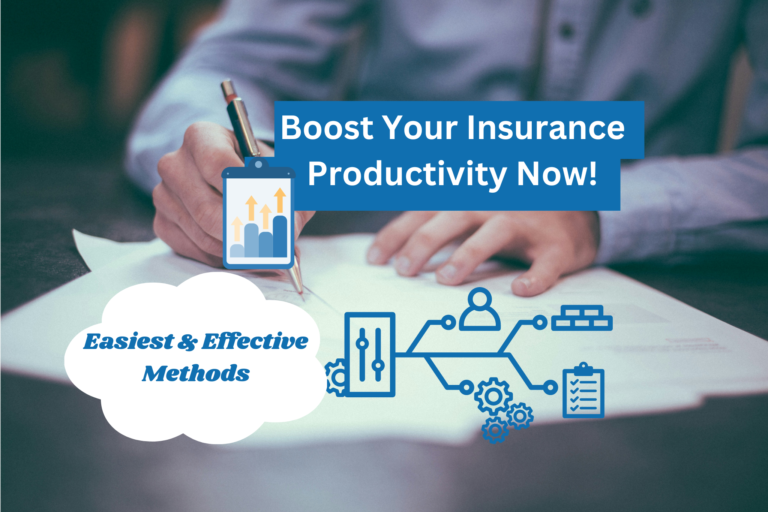 how to increase insurance agent productivity